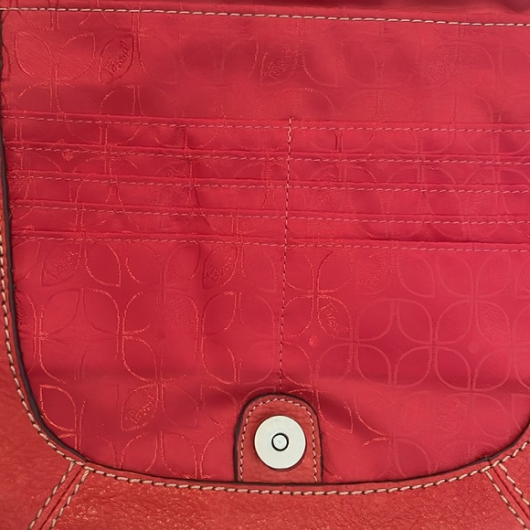 Orange Leather Fossil Bag - Picture 4 of 10